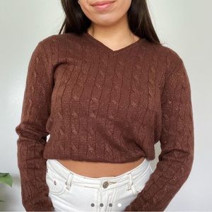 Brown sweater